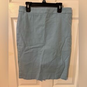 J. Crew Blue No.2 Pencil Skirt